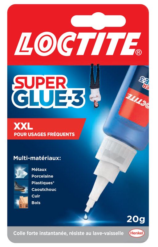 Colle liquide Super glue 3 Professionnel 20g LOCTITE 2608834 - vue 2