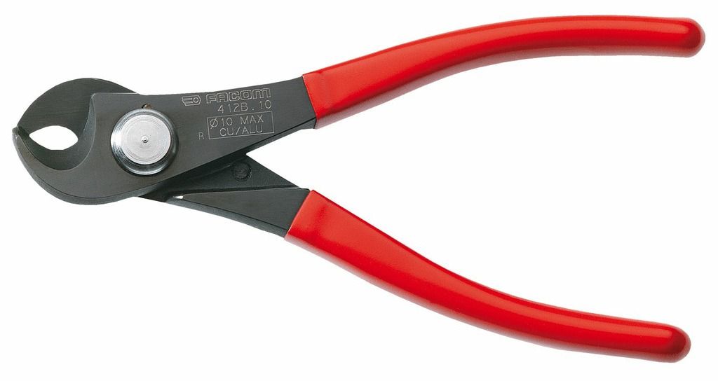 Pince coupe câble cuivre et aluminium Facom Capacité 10 mm Longueur 170 mm