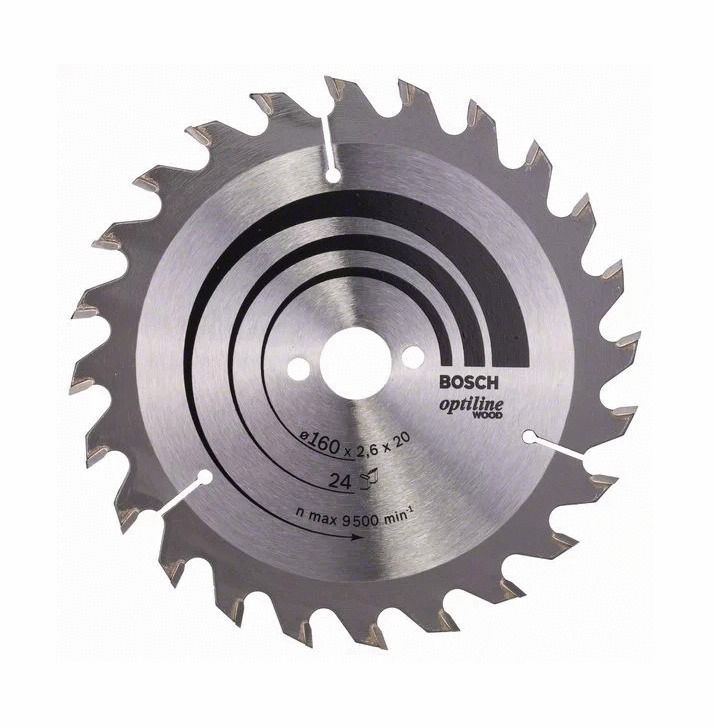 Lame de scie circulaire Optiline Wood 190 x 2016 x 2 6 mm 24 1pc