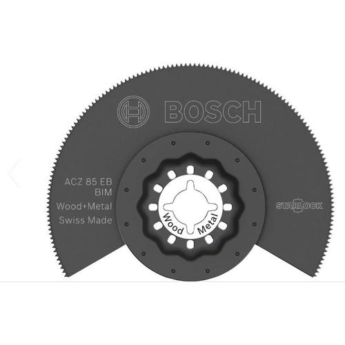 Lame Scie Circulaire Bosch Lame Segment Moyeu Déporté Bois Et Métal Acz 85 Eb Pour Outils Multi-Fonctions Bosch 2608661636