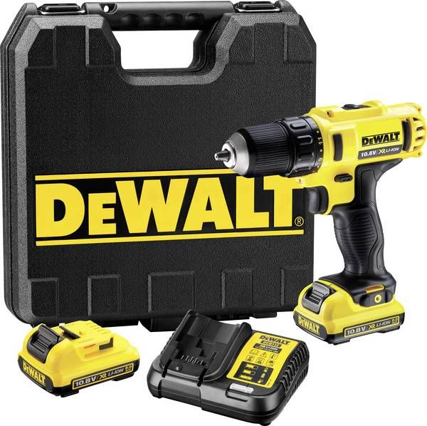 Perceuse visseuse sans fil 10 8 V + 2 batterie 2Ah + chargeur + coffret DEWALT DCD710D2 - vue 2