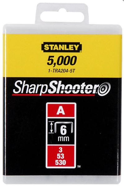 Agrafes 8mm Type A 1000 Pieces Stanley 3253561053894 - vue 2