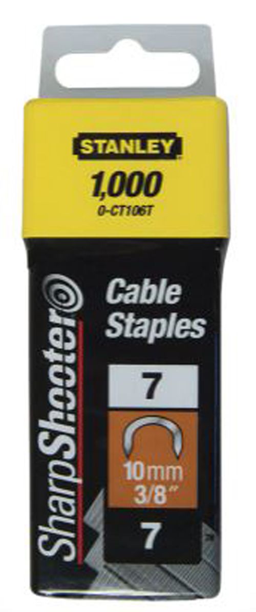Stanley Agrafes Cavaliers Type 7 Boite de 1000 pcs 14 mm