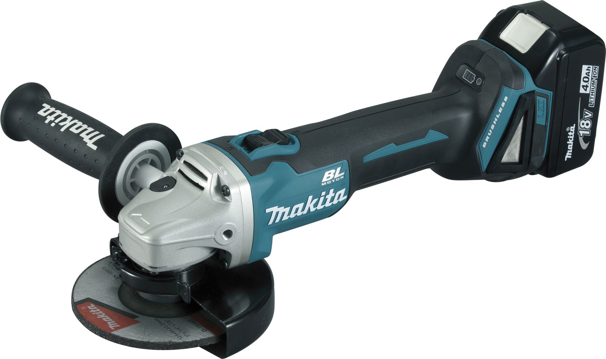 Meuleuse d'angle MAKITA DGA504RMJ Batterie 18V 125mm Métal Professionnelle - vue 3