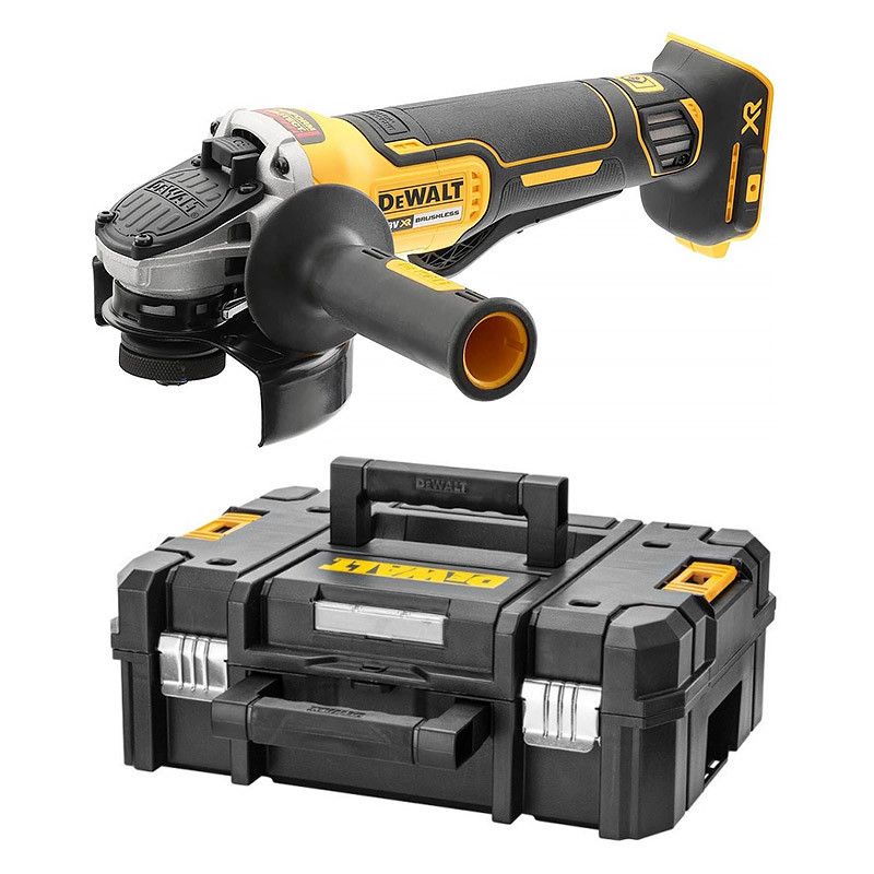 Meuleuse sans fil DEWALT DCG406NT XR 18V 125mm sans batterie ni chargeur en coffret
