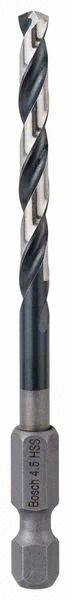 Bosch Foret hélicoïdal HSS à queue six pans 4 5 mm 4.5 x 47 x 87 mm 2608577055