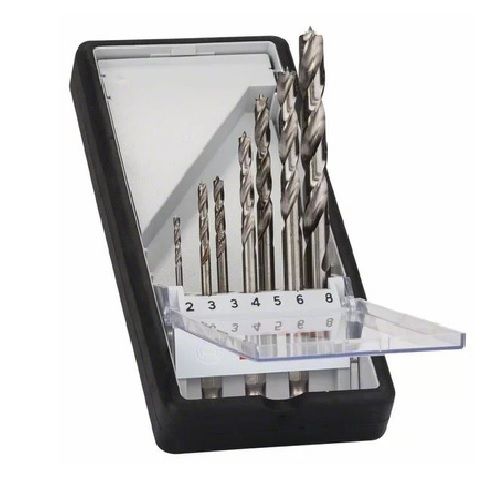 Bosch Coffret de mèches à bois hélicoïdales 14 pcs - vue 2