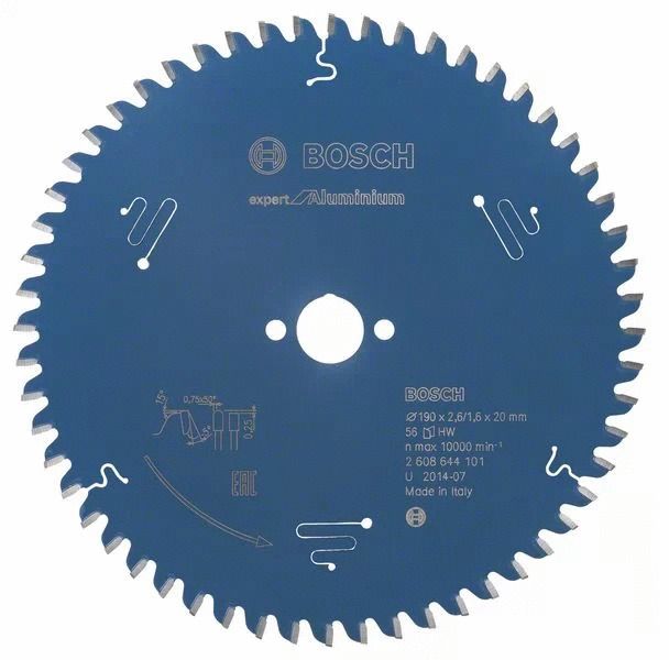 Bosch Lame de scie circulaire Expert Alu 190mm Z56 - vue 2