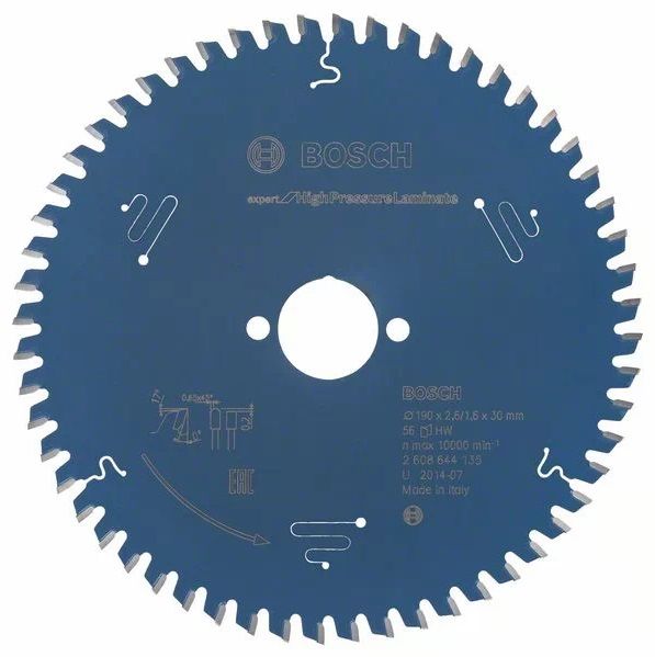 BOSCH Lame scie circulaire Expert HPL 190x30 mm - vue 2