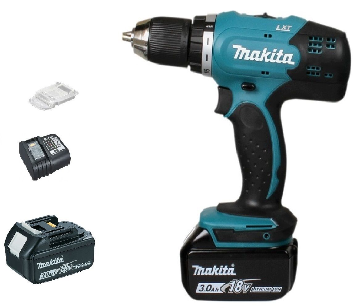 Perceuse-visseuse sans fil Makita 18V Ø13mm + 2 batteries 3Ah + chargeur + coffret - DDF453SFE