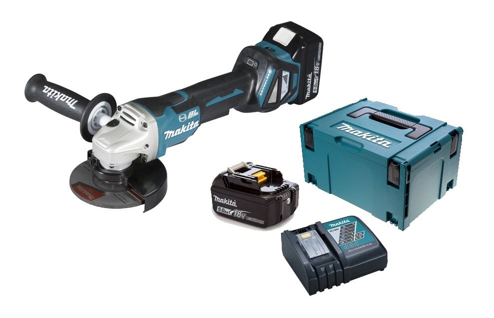 Meuleuse d'angle 18V à variateur de vitesse 125 mm MAKITA DGA517RTJ - vue 2