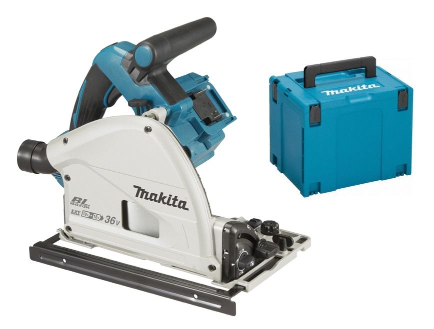 Scie plongeante 165mm sur accu LXT 2x18V Makita DSP600ZJ