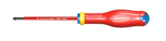 Tournevis isolé FACOM ProTwist Pozidriv 8 x 150mm ATD3X150VE