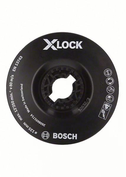 Bosch Plateau de ponçage X-LOCK 125 mm, doux - 2608601714