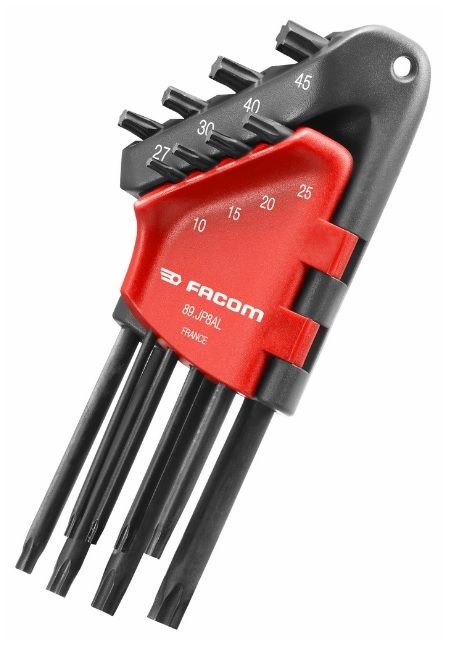 89.JP Jeux de clés mâles coudées Torx® en étui Facom 89.JP8AL
