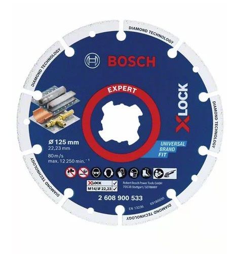 Disque diamanté pour Métal X-LOCK - BOSCH - 2608900533