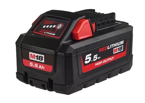 Batterie HIGH OUTPUT M18 HB5.5 18 V 5.5 Ah MILWAUKEE 4932464712 - vue 2