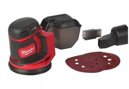 Ponceuse orbitale excentrique sans fil 125 mm M18 BOS125 0 18 V sans batterie ni chargeur en boite carton MILWAUKEE - vue 2