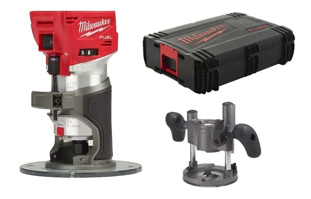 Affleureuse MILWAUKEE M18 FTR 0X 18V Li ion sans batterie ni chargeur