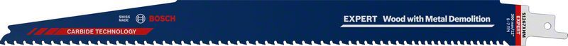 Bosch Expert Wood with Metal Demolition Lames de scie sabre - vue 2