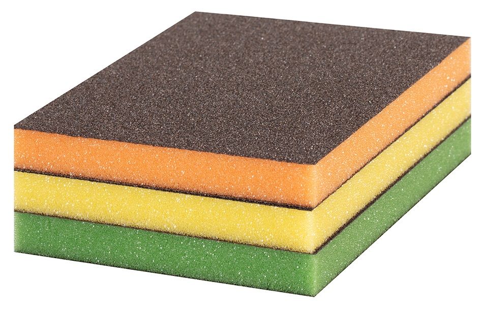 Lot de 3 éponges abrasives Bosch rectangulaires expert