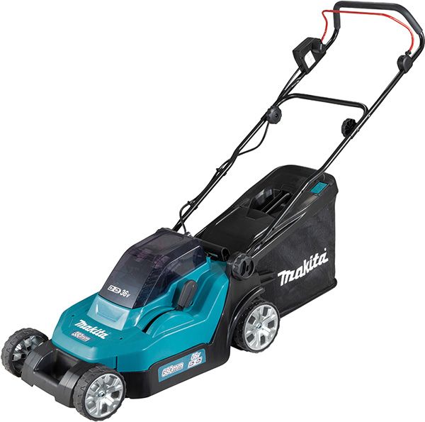 Tondeuse à gazon MAKITA DLM382CM2 38cm 2x18V (2 x 4,0 Ah)