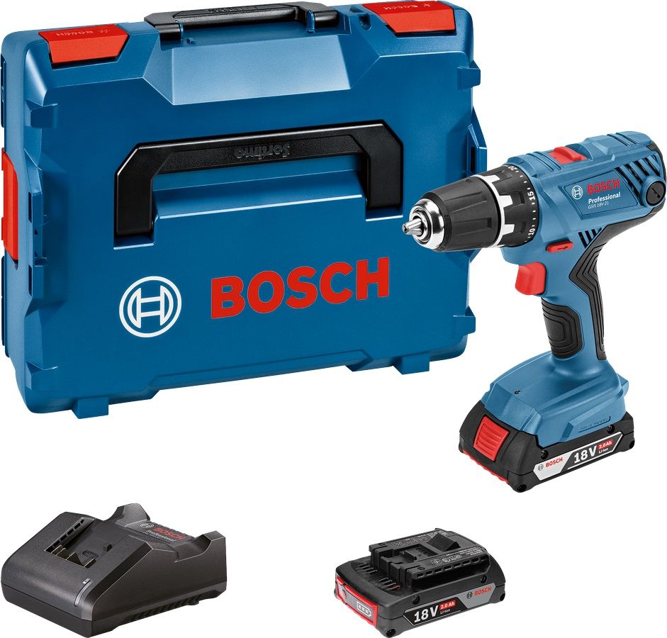 Bosch Professional - Gsr 18v-21 - Cordless Drill Driver - Battery & C Bosch Professional - Gsr 18v-21 - Cordless Drill Driver - Battery & C