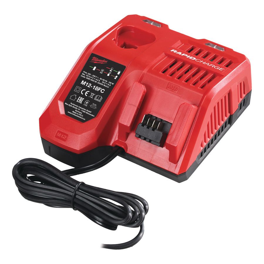 Chargeur rapide M12 M18 FC MILWAUKEE 4932451079 - vue 2