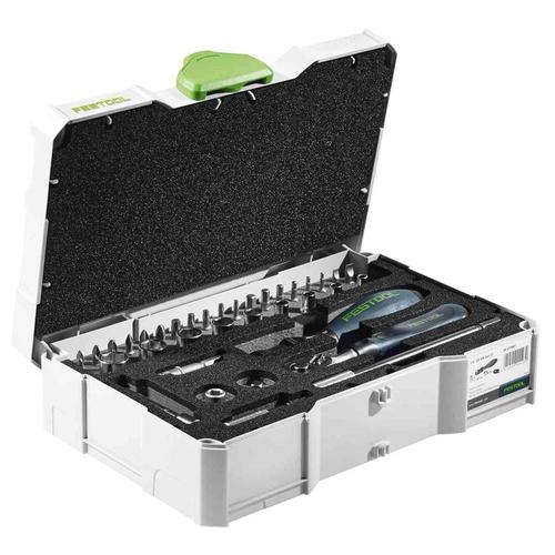 Coffret Festool 497881 Systainer Clés À Cliquet 1/4" 37 Pièces