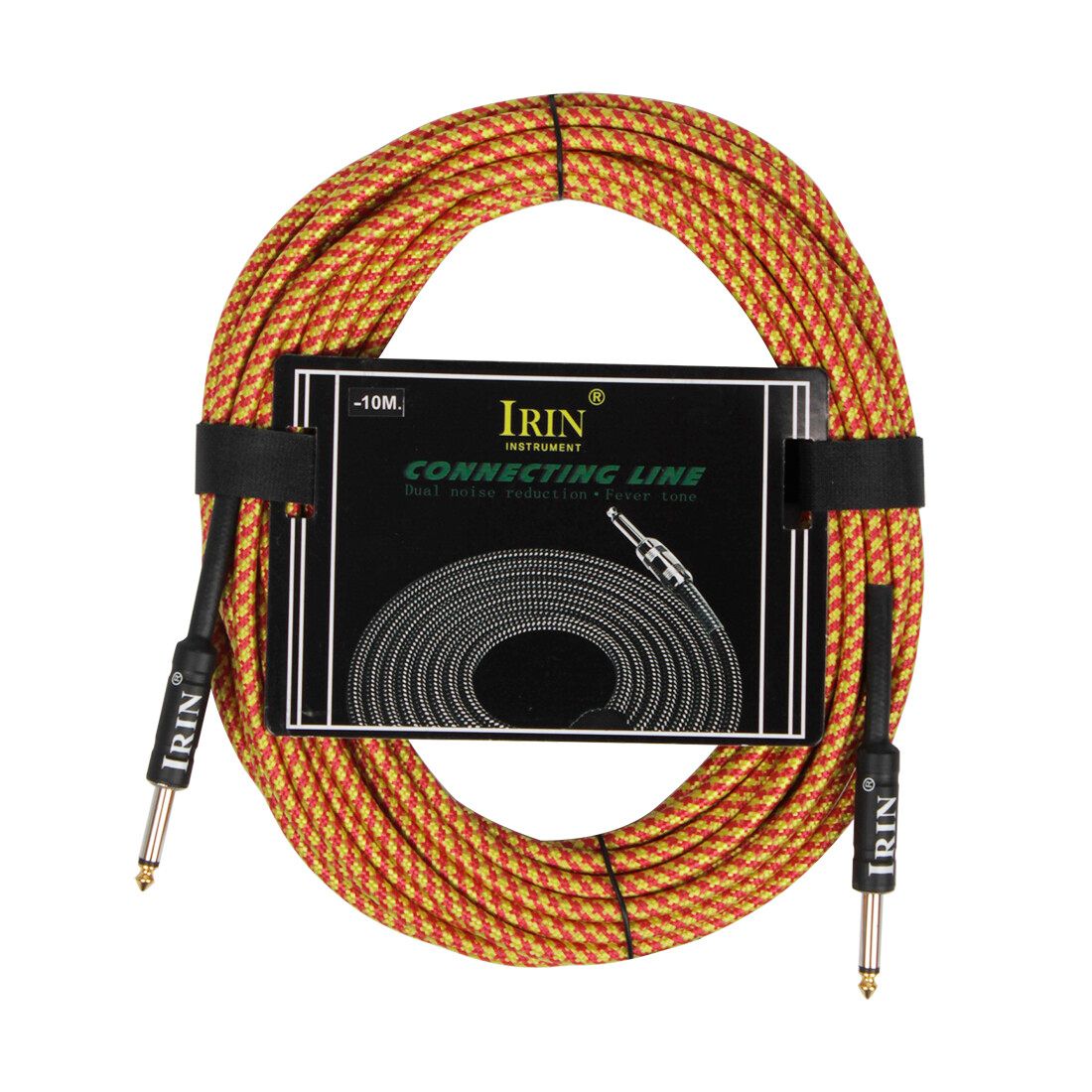 IRIN JECable-Câble de connexion d'ampli de ligne jack,fil audio,fil de réduction de bruit,accessoires,10 m,6 m,3m - Type 10M Orange