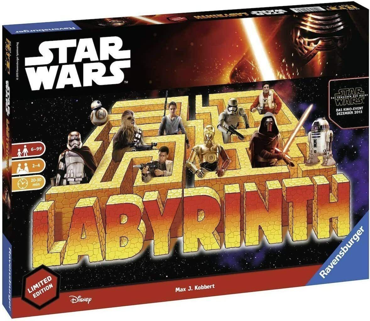 Ravensburger 82338 Jeu de Société Labyrinthe Star Wars Edition française Limitée