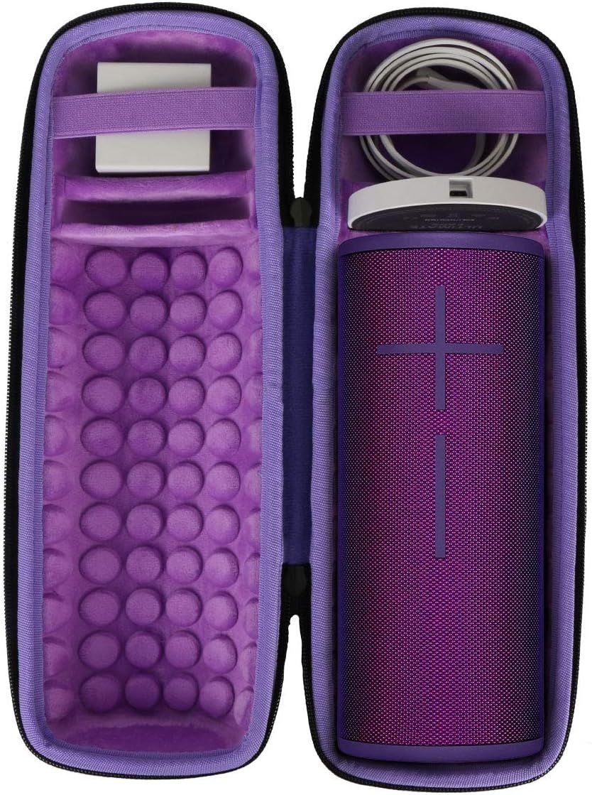 Dur Étui de Voyage Rigide Housse Cas pour Ultimate Ears UE Megaboom 4/ Megaboom 3 Enceinte sans Fil Portable Bluetooth + Station de Charge (boîte Seule)