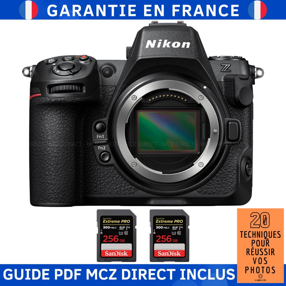 Nikon Z8 + 2 SanDisk Extreme PRO UHS II SDXC 300 MB/ + Guide PDF MCZ DIRECT '20 TECHNIQUES POUR RÉUSSIR VOS PHOTOS - vue 4