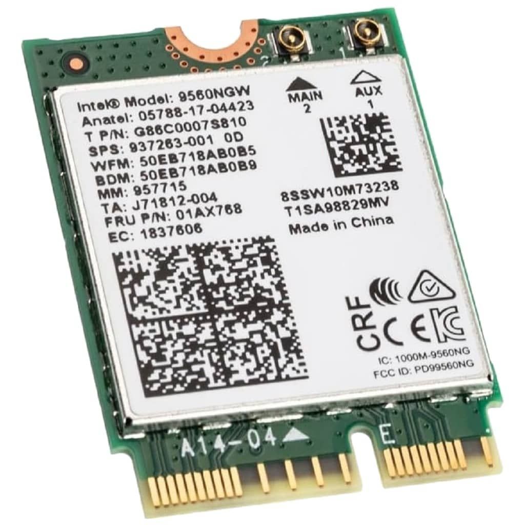 Carte réseau EKey M.2 Bluetooth 5.1/WiFi ac Intel _ 9560NGW