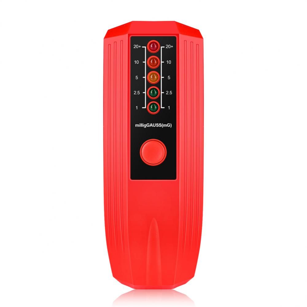 Compteur de gauss EMF portable,détecteur de champ électromagnétique,chasse aux fantômes,5 LED,1 à 5 pièces - Type C 1pc