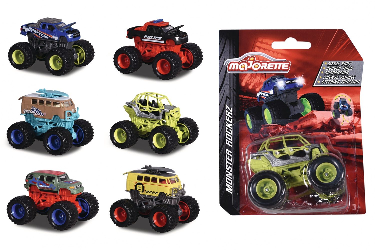 Collection Classique Majo Stunt Rockers Asst Smoby