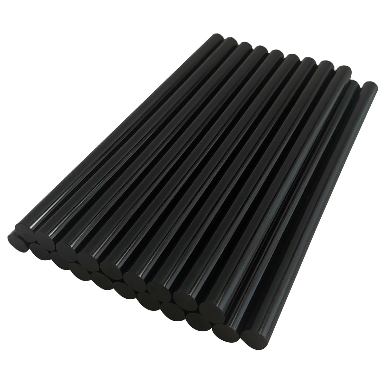 20 Pièces Bâtons de Colle Chaude 200mm x 11mm Noir pour Pistolet à Colle Chaude