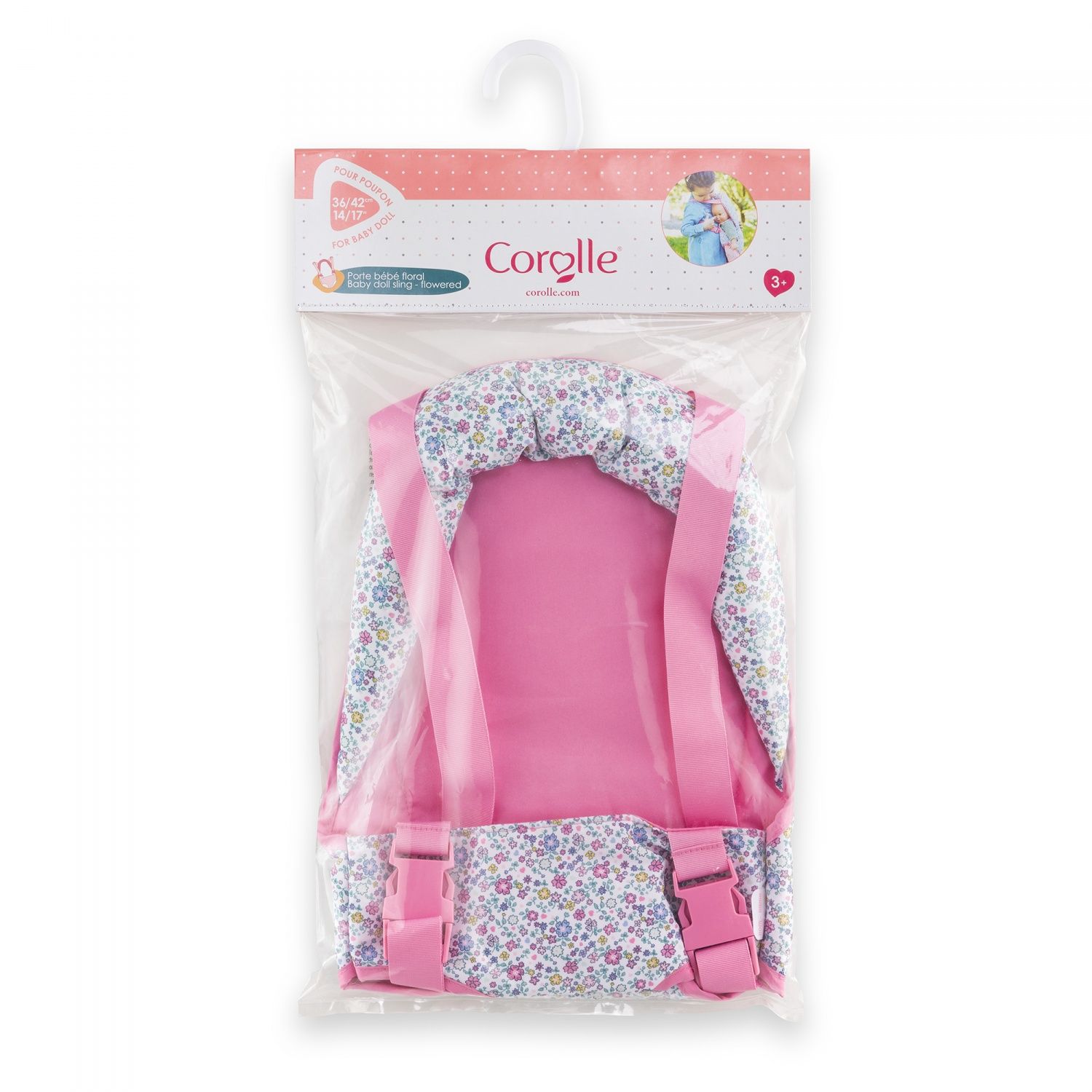 Mes Accessoires Poupons Corolle Bb36/42 Porte Bébé Floral
