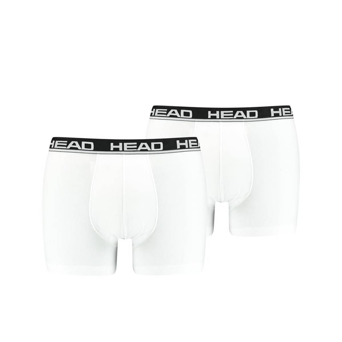 Head Boxer Pour Hommes, 2-Pack - Basique, Coton Stretch, Uni Bleu (Blue Heaven) S (Small)