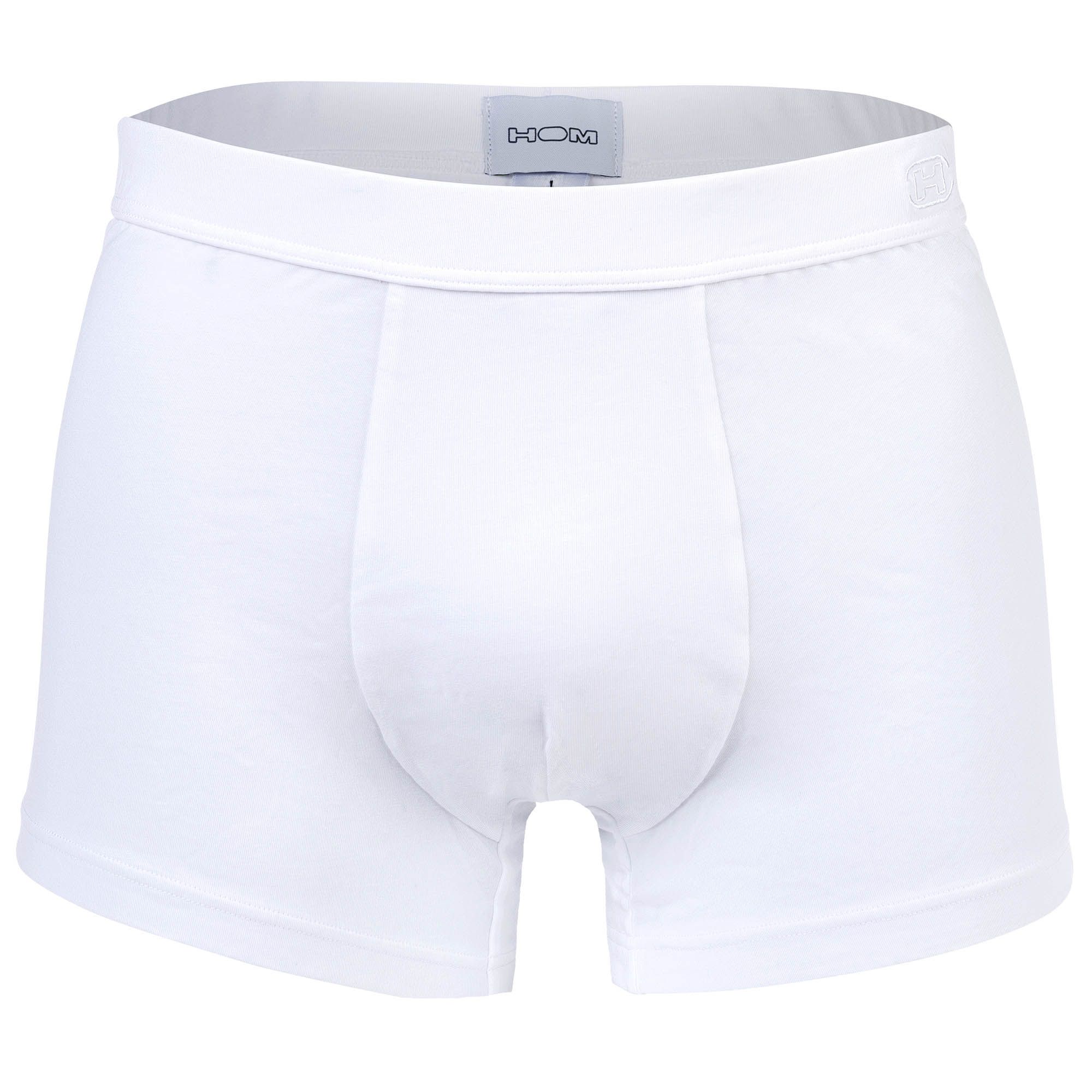 Hom Comfort Boxer Briefs Hommes - Supreme Cotton, Culotte, Sous-Vêtements, Uni Noir S (Small)