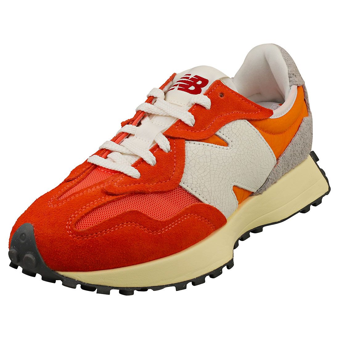 New Balance 327 - Baskets De Luxe Unisexe, Rouge Et Blanc - 43 1/2