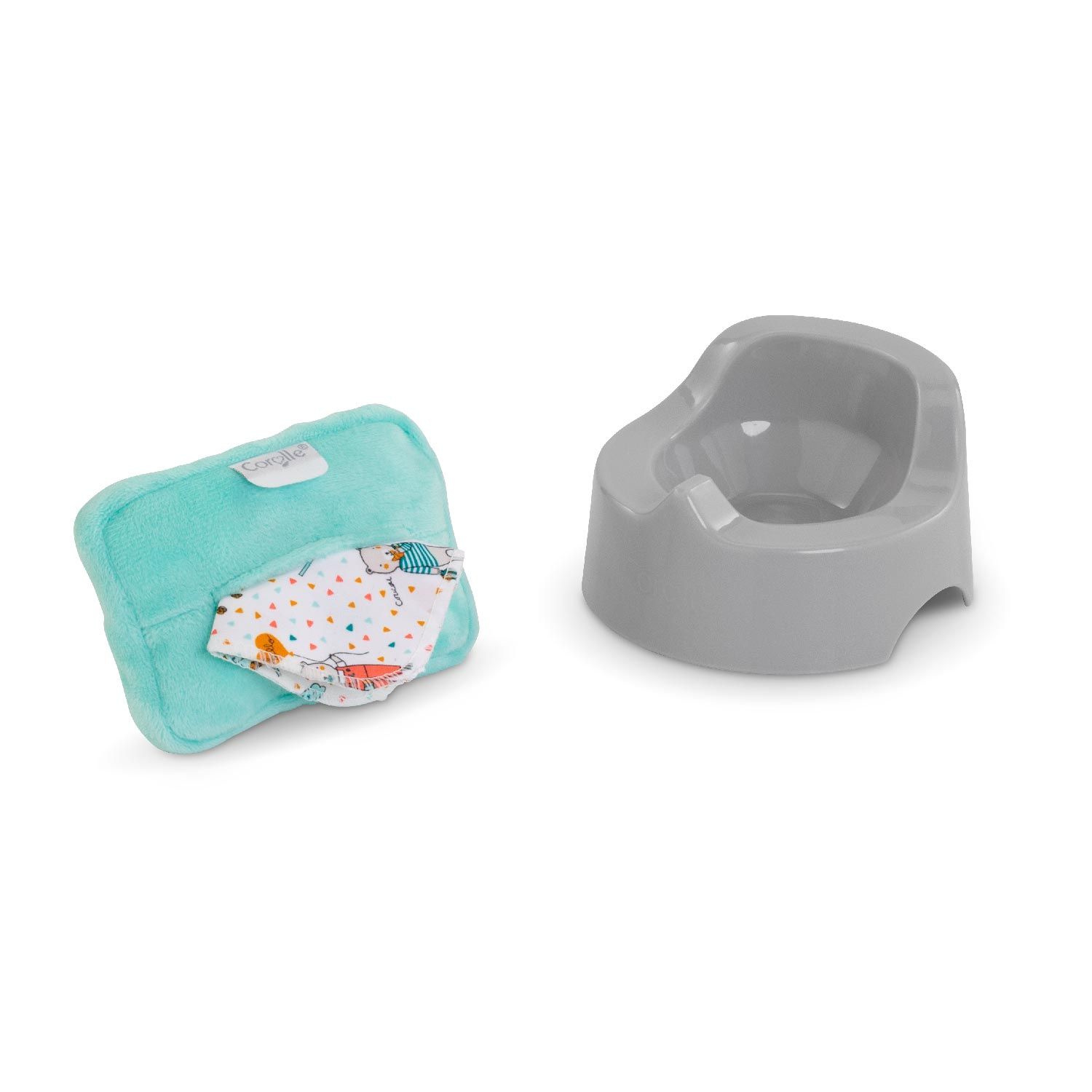 Mes Accessoires Poupons Corolle Bb30/36 Pot Et Lingette