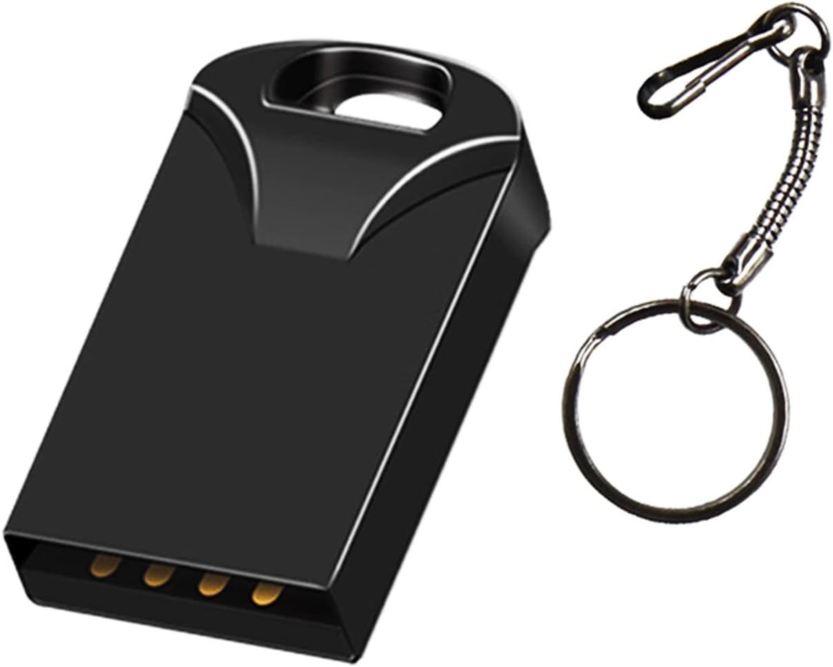 Super Mini Clé Usb Flash Disque U Thumb Drive Suspension Drive Avec Imperméable À L'Eau Et À La Poussière Et Résistant Aux Chocs (Noir 64Gb)