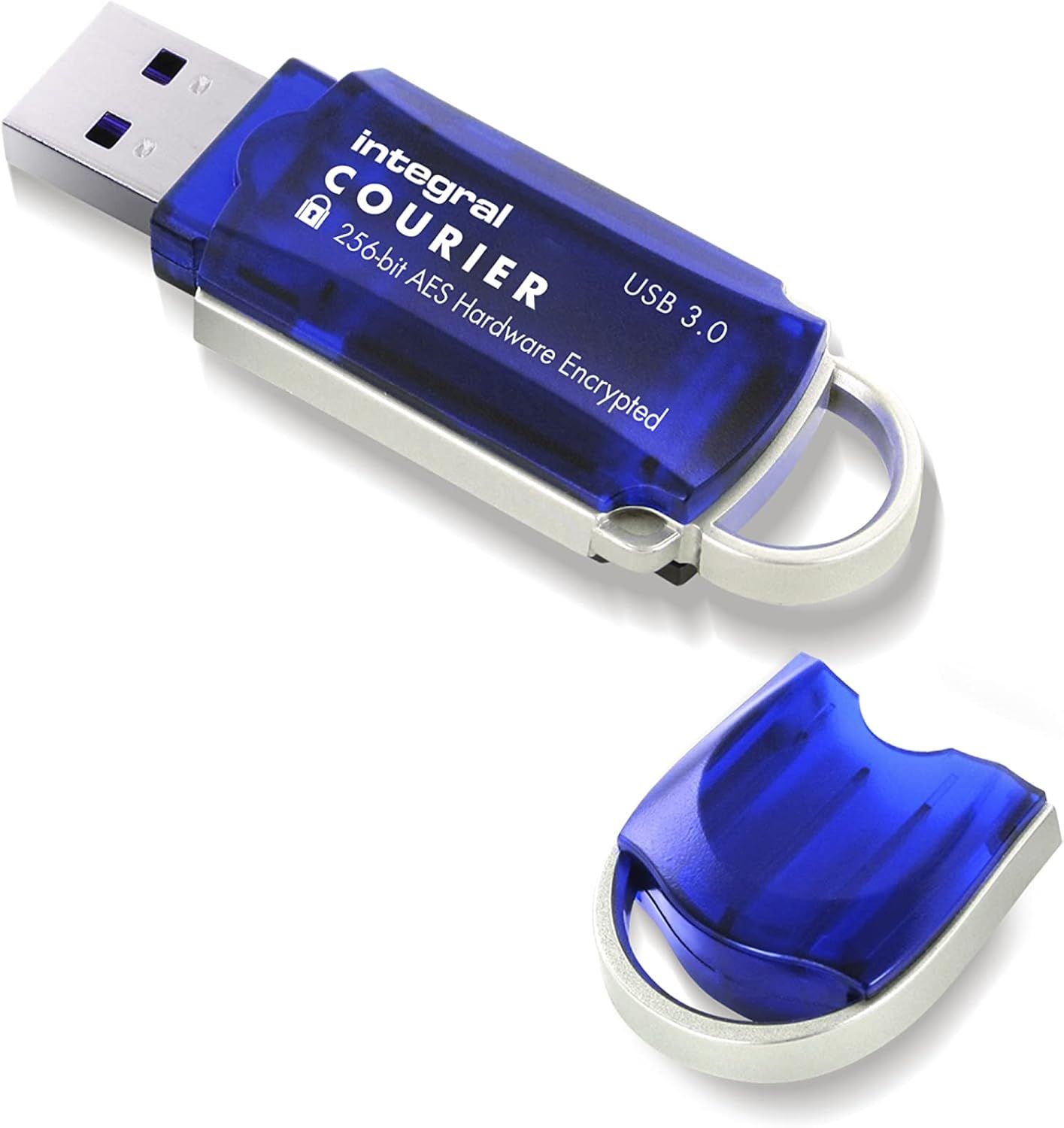 Clé Usb 32Go Courier-197 256-Bits 3.0 Clé Usb Mémoire Flash Drive Cryptée ¿ Certifiée Fips 197, Protection Des Attaques De Mot De Passe Force Brute & Rapidité De Transfert Super Usb 3.0