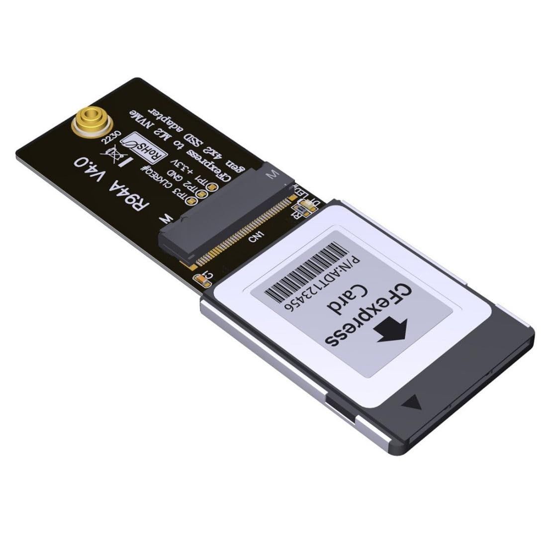 Boîtier Convertisseur M.2 Nvme Vers Pcie 4.0 Cf Express Type B Pour Xbox Series X/S 2230 Mm Ch Sn530 Ssd