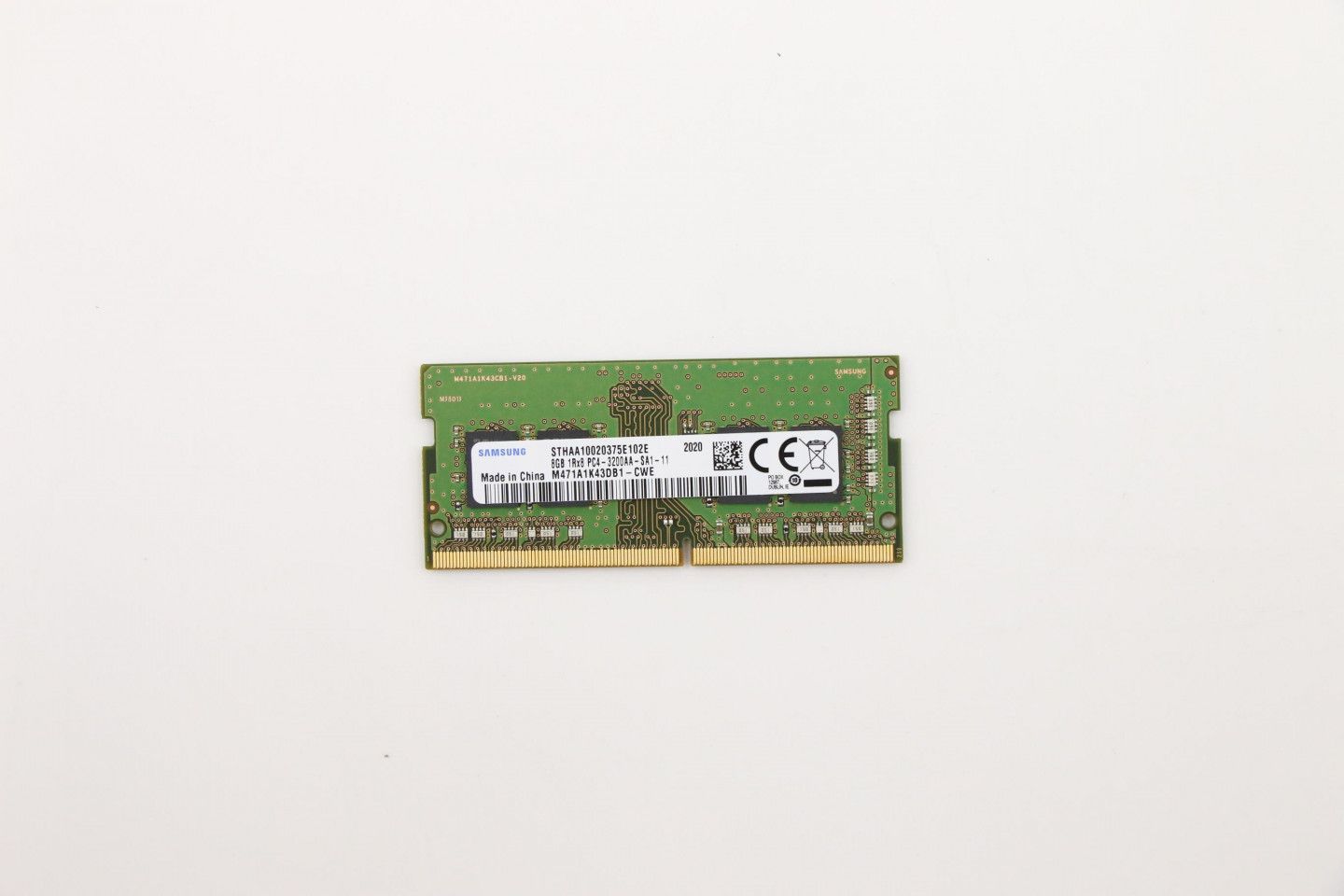 Lenovo SODIMM 8GB DDR4 3200 Samsun 1 x 8GB 3200 MHz RAM DDR4 Mémoire vive