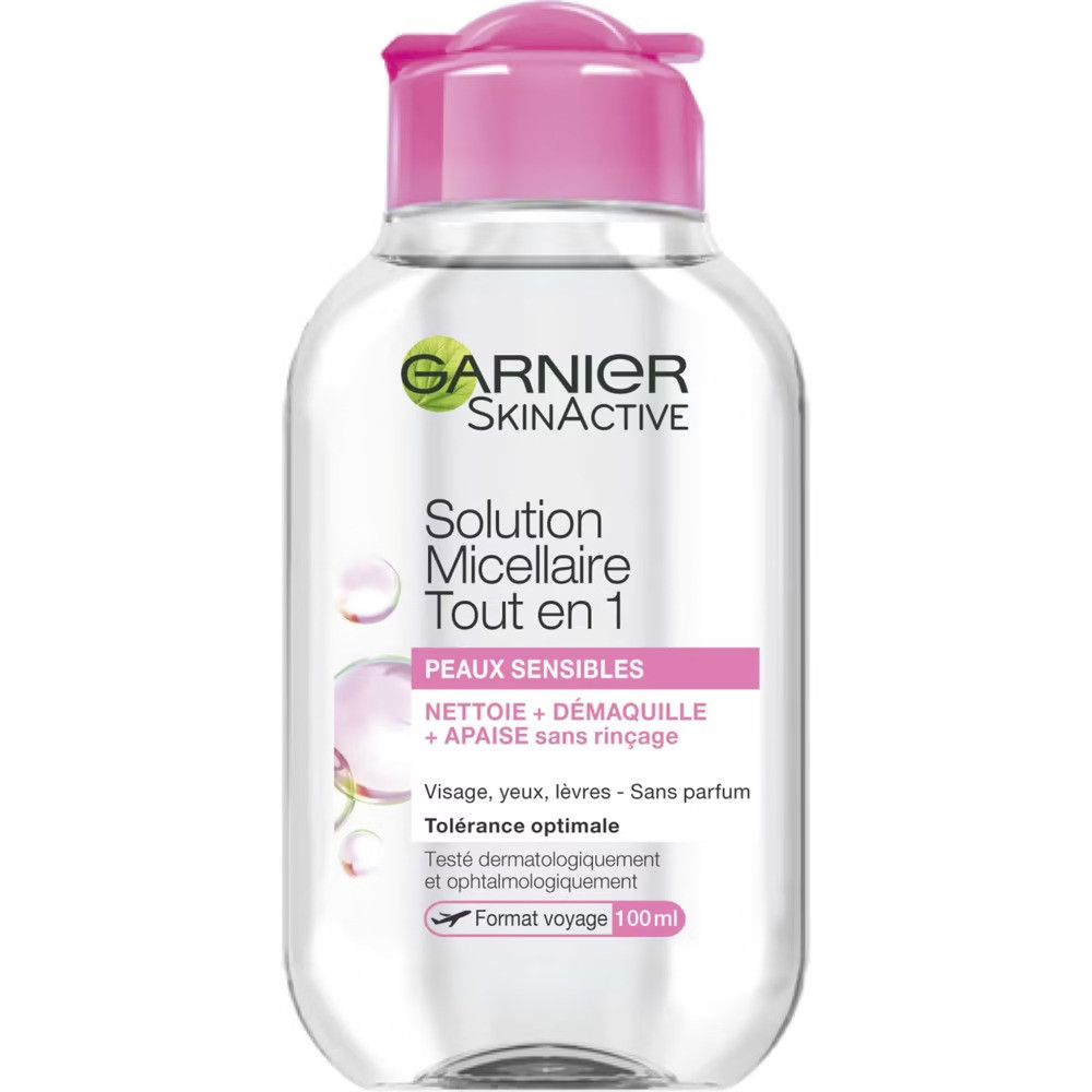 Garnier - Skinactive Solution Micellaire Tout En 1 Format Voyage 100 Ml