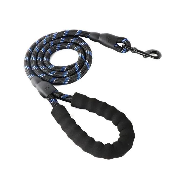 Comparer les prix de 1,5 M Laisse Pour Chien Corde Twist Laisse En Fort Tirage De Prise De Chien Pour Course À Pied ,Randonnée Et Marche