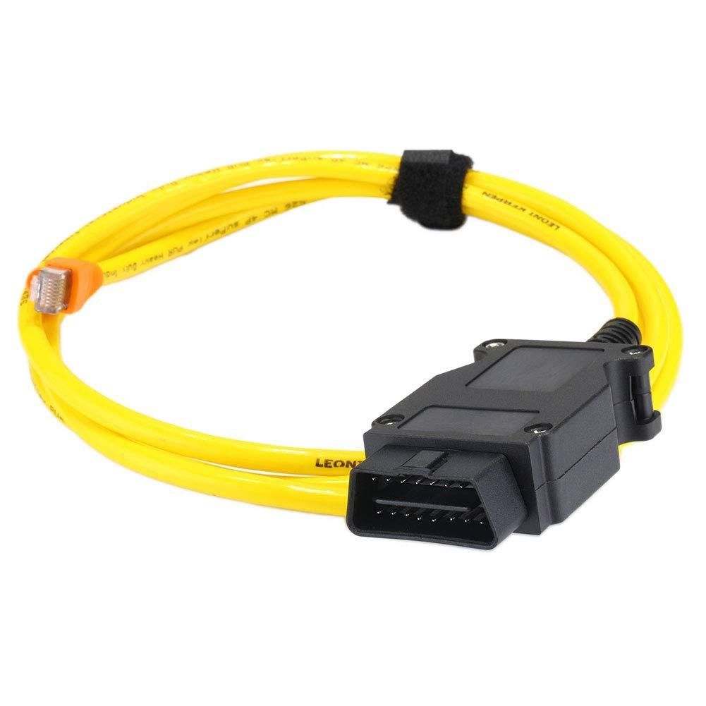 Câble d'interface BMW ENET Ethernet vers OBD2 de haute qualité Brosse de codage E-SYS ICOM série F cachée