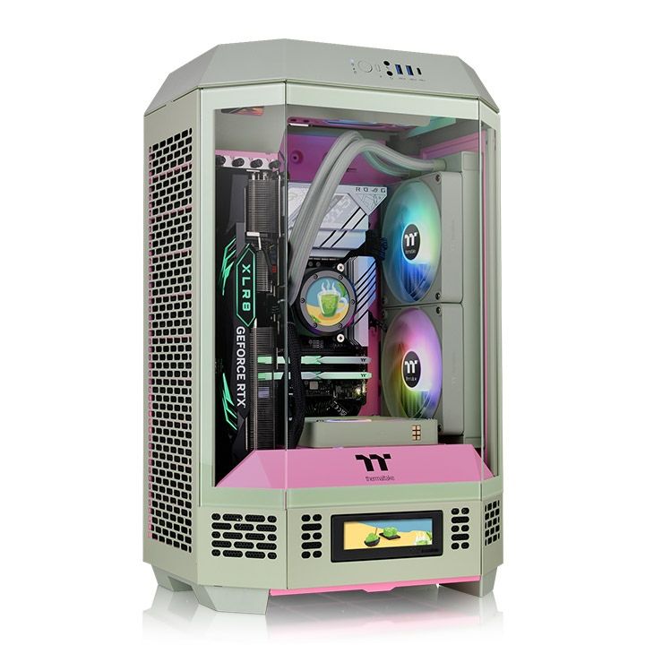 Thermaltake Tt The Tower 300 Matcha Plum Boîtier mini tour Fenêtre